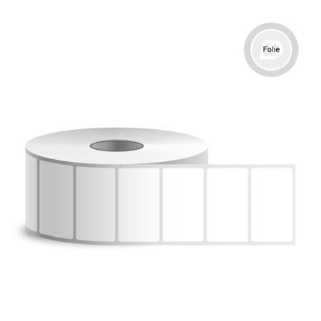 Selbstklebende Etiketten, 40x82, Folie (2000 Stk./Rolle)