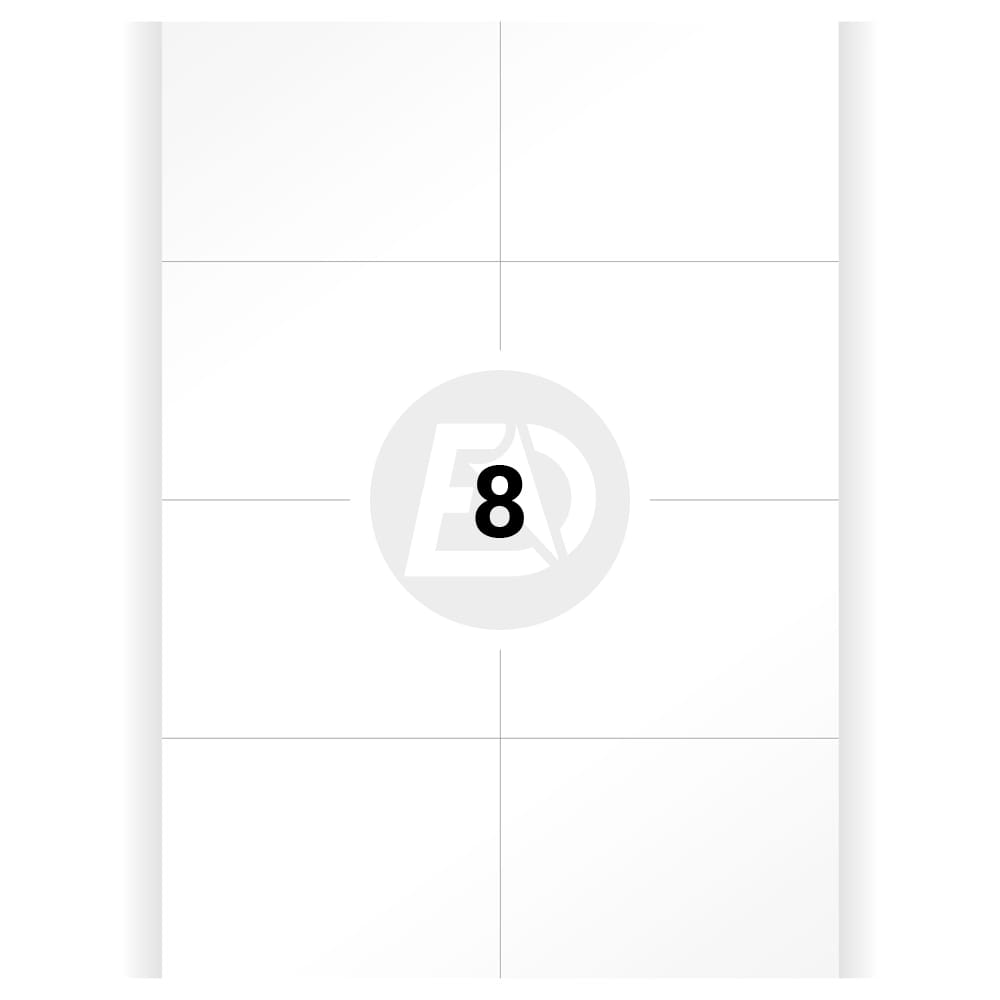 Selbstklebende Etiketten A4 Blatt, 105x74, Papier (100 Blatt/Packung)